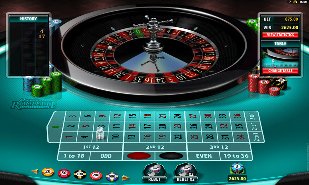 Sapphire roulette microgaming