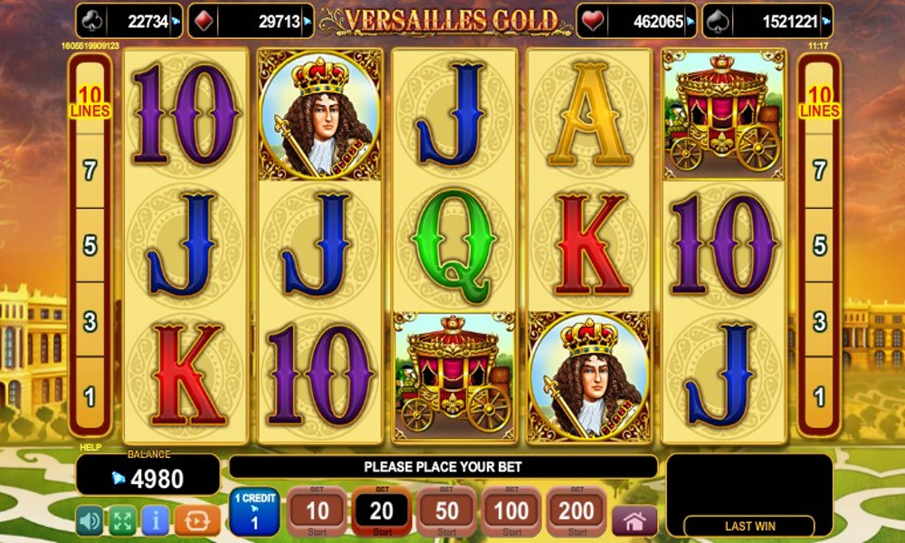 Versailles gold slot free play video poker